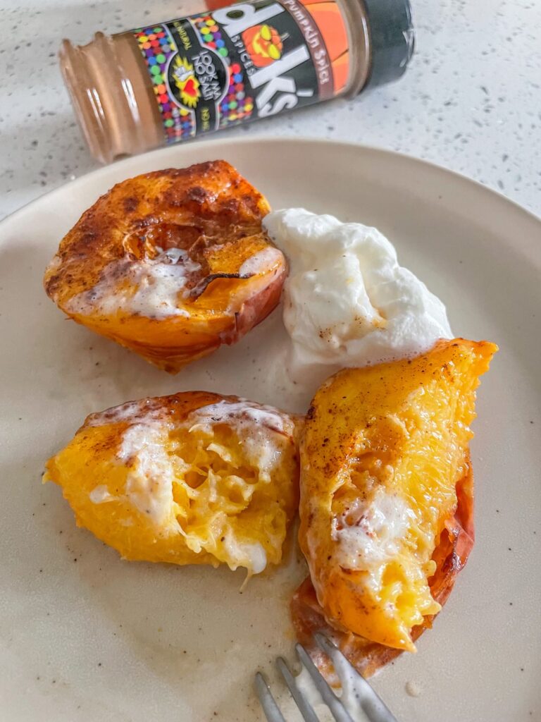 Air Fried Summer Spiced Peaches