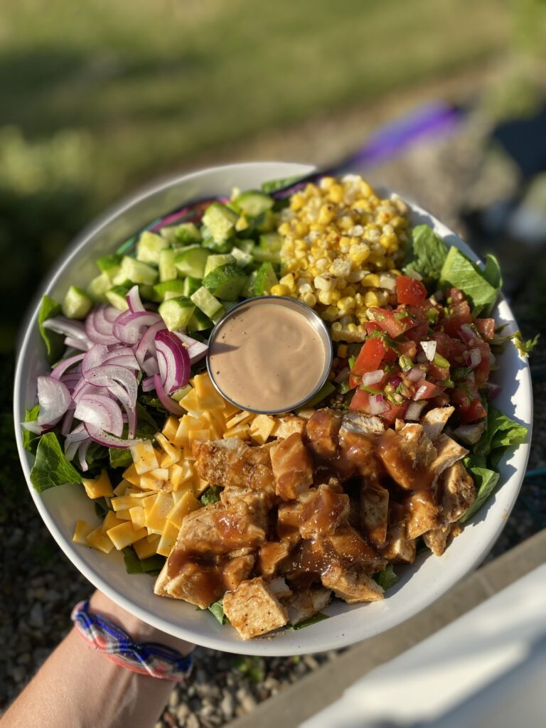 BBQ Grilled Chicken Salad