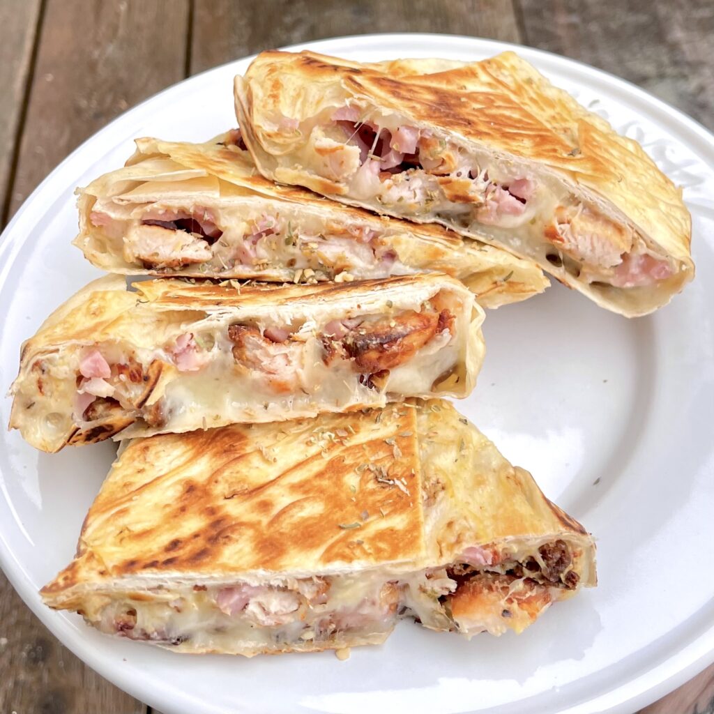 Chicken Cordon Bleu Crunchwrap