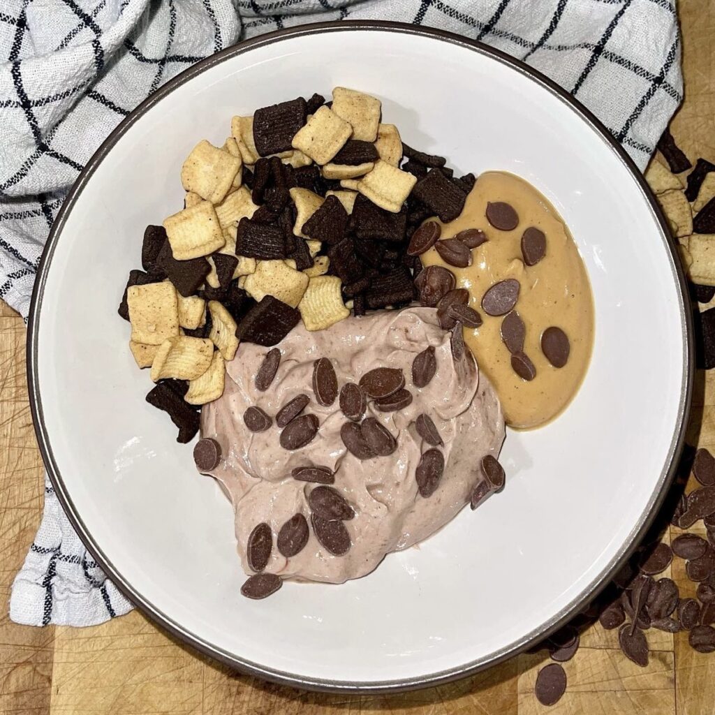 Chocolate Peanut Butter Yogurt Bowl