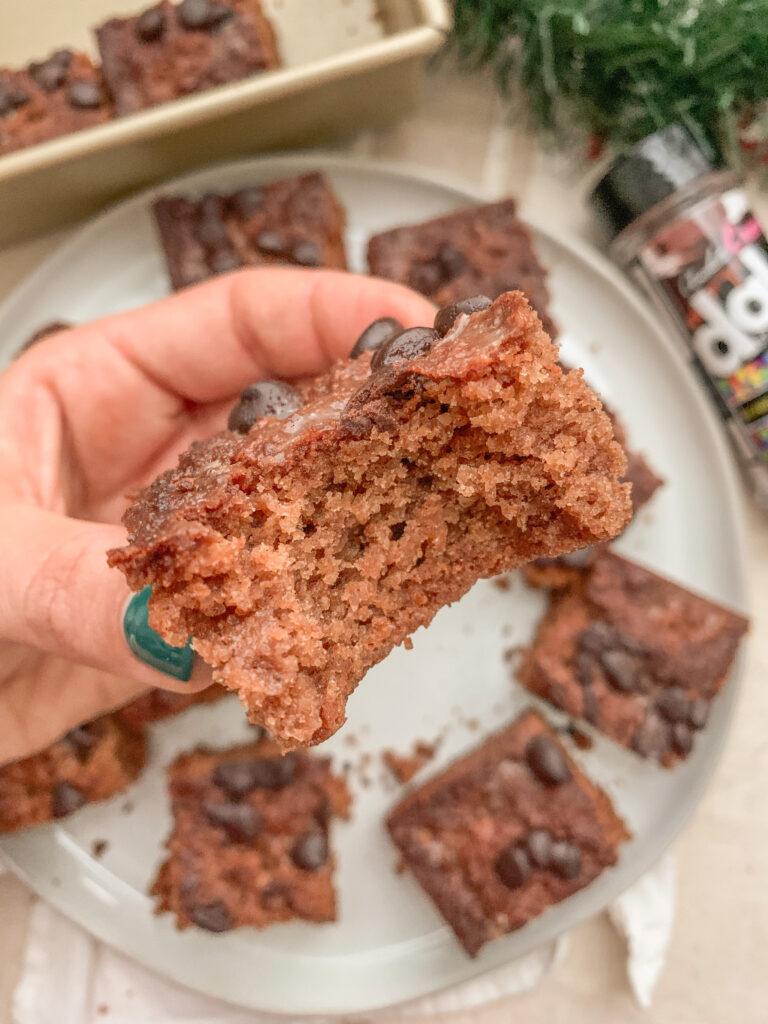 Gingerbread Chocolate Cake Brownies