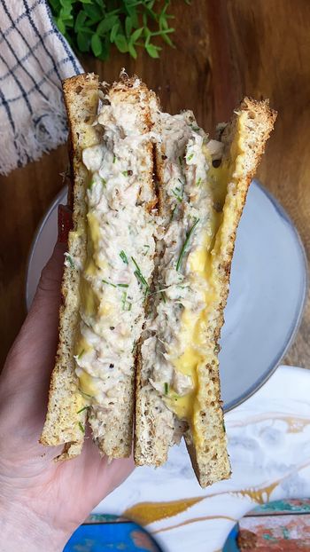 Lightened Up Tuna Melt